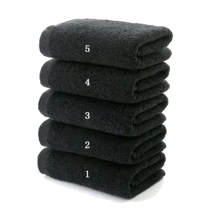 Serviette De Toilette Noire